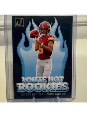 🔥 2024 Jayden Daniels Panini Donruss White Hot Rookie Card